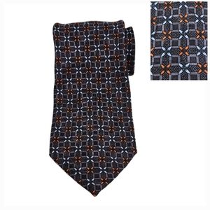 Ermenegildo Zegna Floral Silk Jacquard Tie in Blue